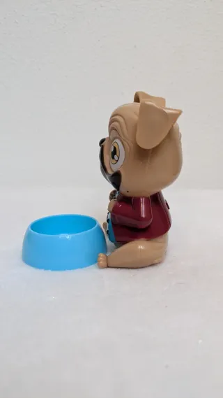 Gioco cane con ciotola in plastica