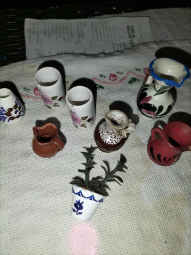 Lote Miniaturas Cerámica