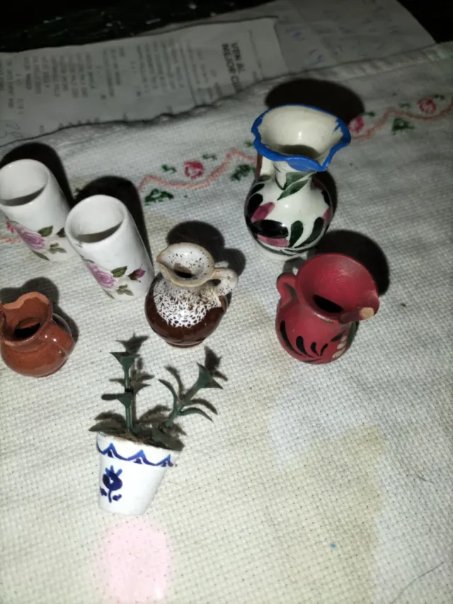 Lote Miniaturas Cerámica