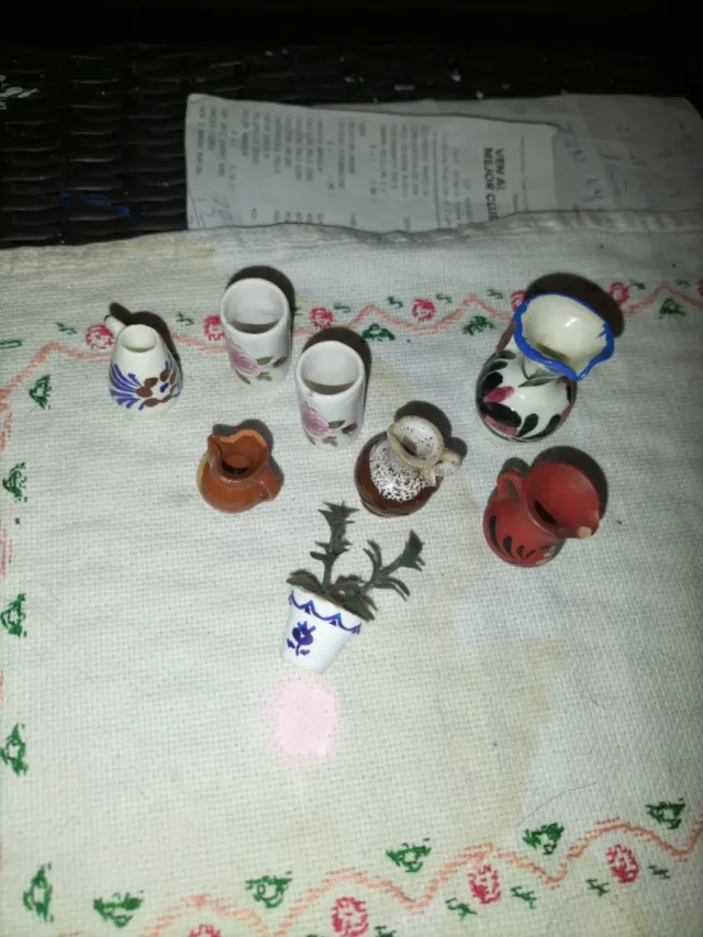 Lote Miniaturas Cerámica