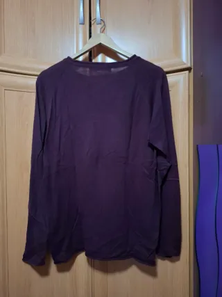 Jersey morado manga larga