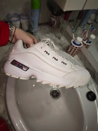 Botines Fila Blancos Talla 40