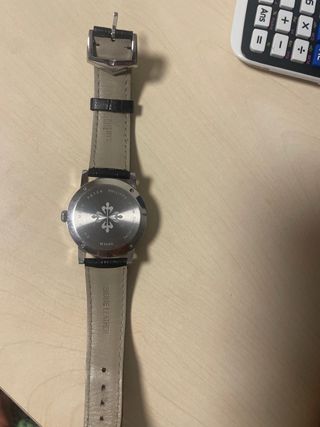 Reloj Patek Philippe Negro y Plateado