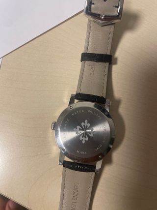 Reloj Patek Philippe Negro y Plateado