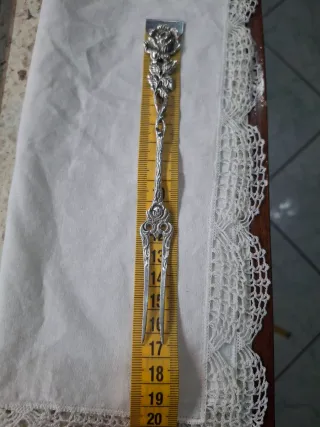 Antica forchetta argento 835 decorata
