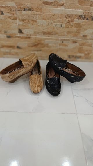 Lote de 2 pares de Zapatos para señora