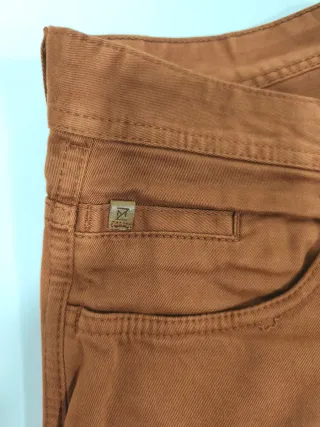 Pantalón Zara Man Marrón Hombre