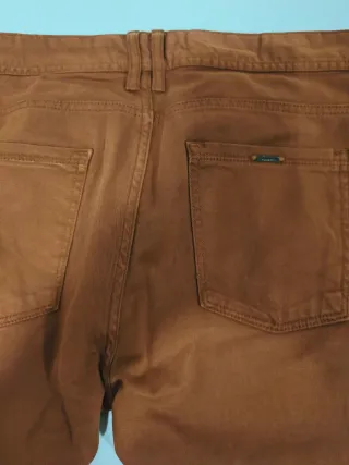 Pantalón Zara Man Marrón Hombre