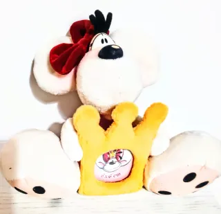 Peluche Diddlina Vintage con Portafoto Corona