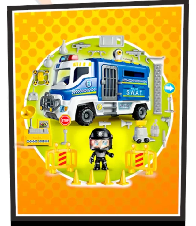 Furgón Policía Pinypon Action