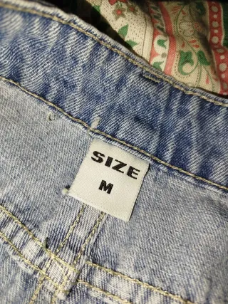 Pantaloncini Shorts jeans donna pizzo taglia M ita