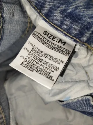 Pantaloncini Shorts jeans donna pizzo taglia M ita