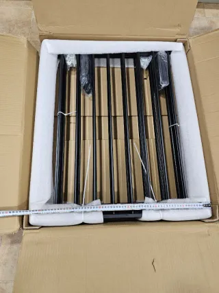 Rejilla Protección Chimenea Metal Negra Hengmei