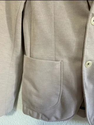 Americana Zara Gris Beige talla M