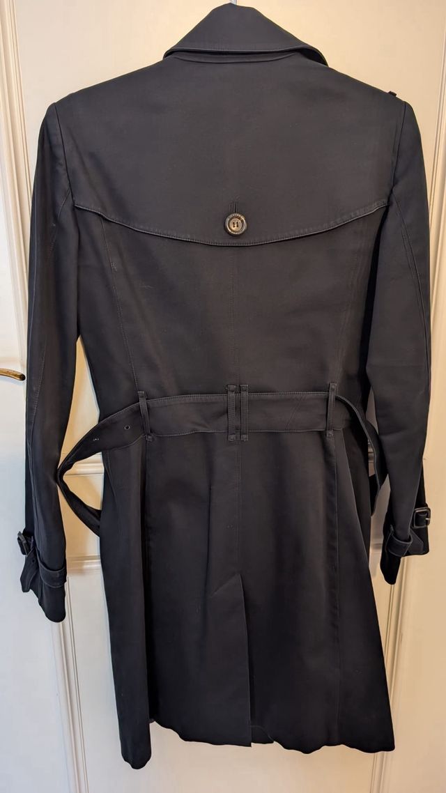 Gabardina Burberry azul