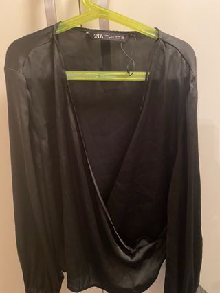 Blusa seda Zara