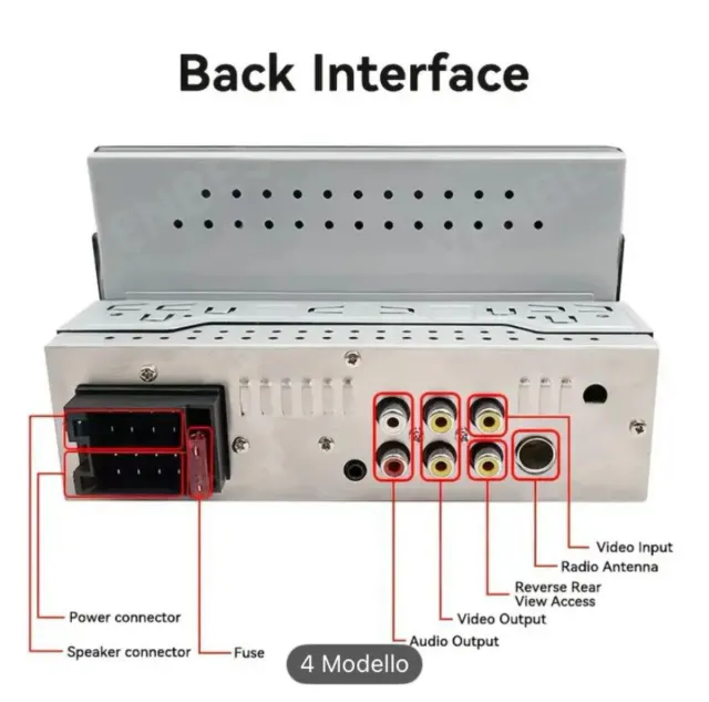 Autoradio 7 pollici HD Touch Screen