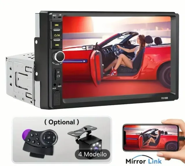 Autoradio 7 pollici HD Touch Screen