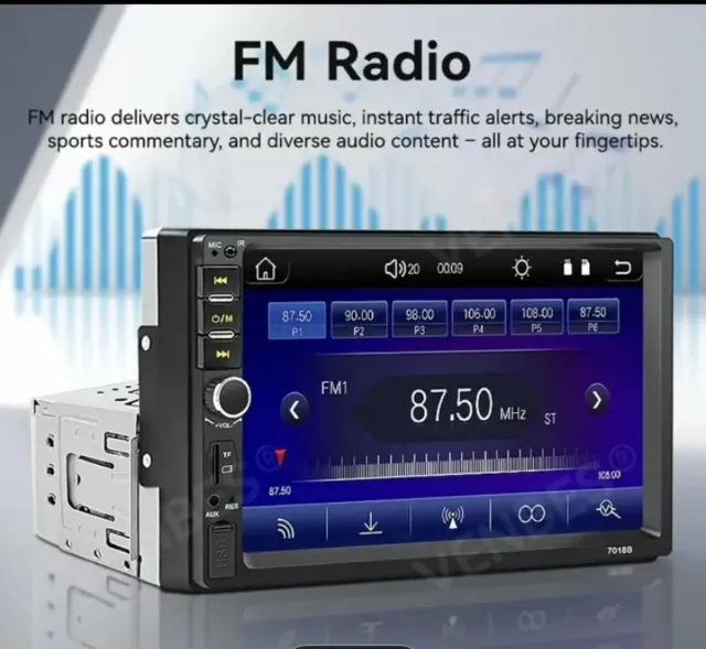 Autoradio 7 pollici HD Touch Screen
