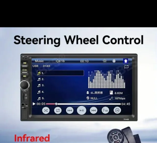 Autoradio 7 pollici HD Touch Screen