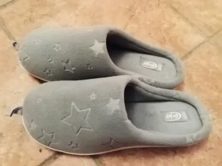 Pantofole Griff donna stelle grigie 39/40