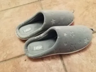 Pantofole Griff donna stelle grigie 39/40