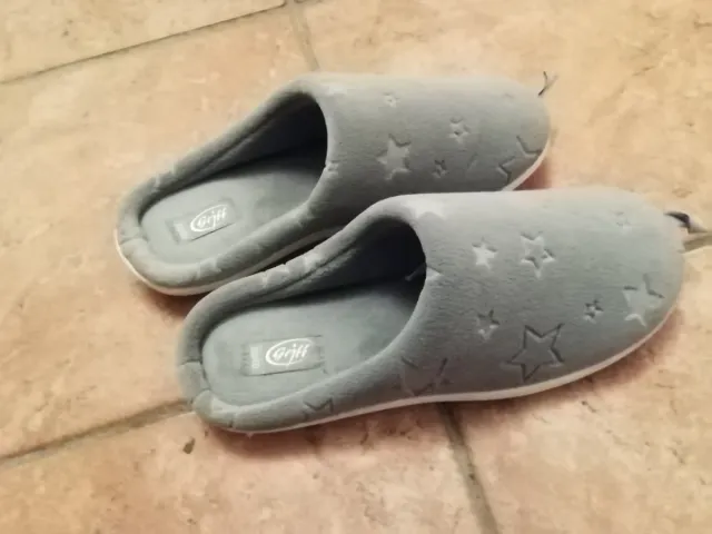 Pantofole Griff donna stelle grigie 39/40