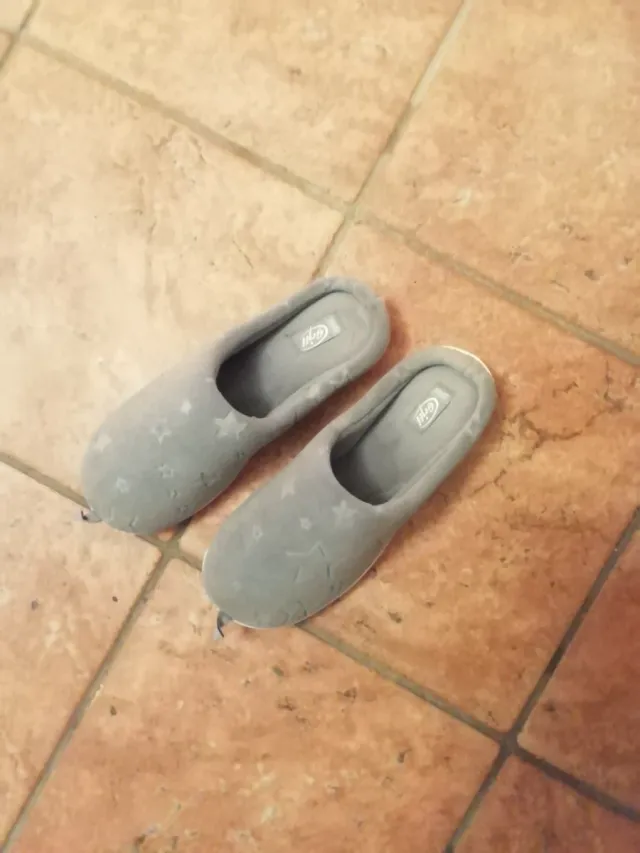 Pantofole Griff donna stelle grigie 39/40