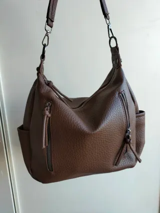 Borsa a spalla marrone