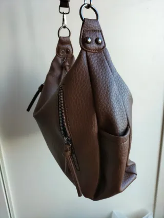 Borsa a spalla marrone