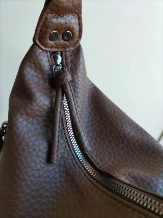 Borsa a spalla marrone