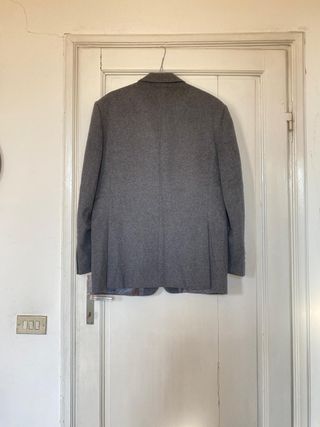 Giacca lana e cashmere vintage tg 48 grigia