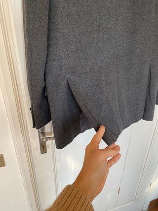 Giacca lana e cashmere vintage tg 48 grigia