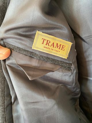 Giacca lana e cashmere vintage tg 48 grigia