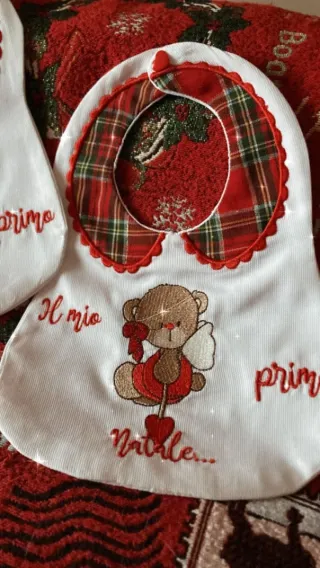 Bavetta Primo Natale Bimbo/Bimba