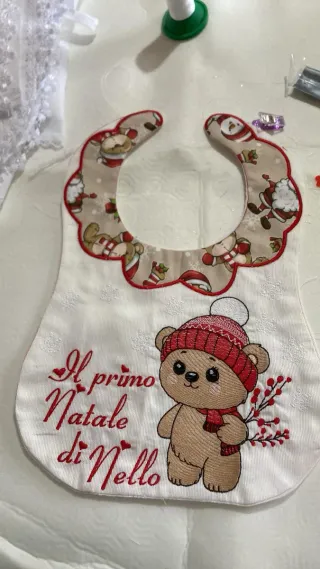 Bavetta Primo Natale Bimbo/Bimba
