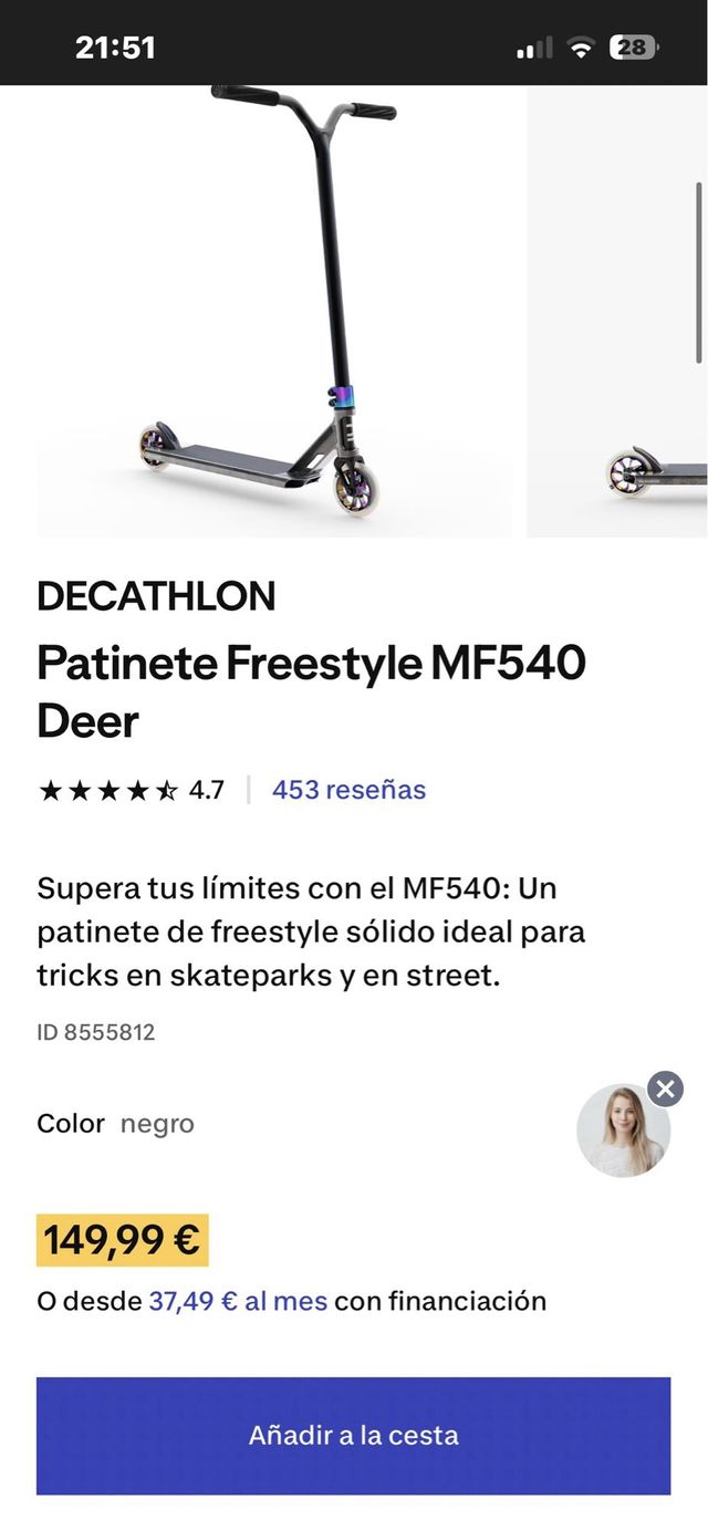 Patinete Freestyle Park