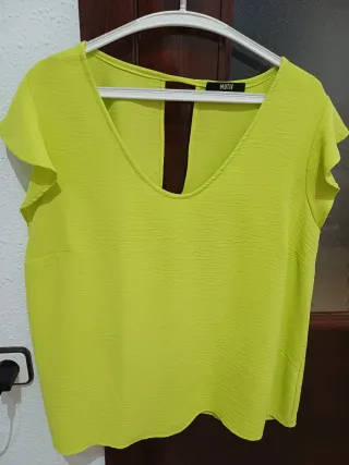 Blusa Verde Pistacho Talla XL Motif