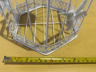 2 Jaulas Decorativas Blancas Metal