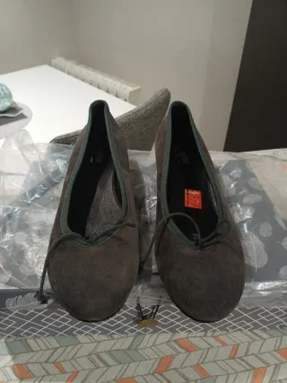 Manoletinas Callaghan Ante Gris Talla 39