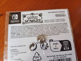 Pokémon Scarlet Pin Novo Nintendo Switch