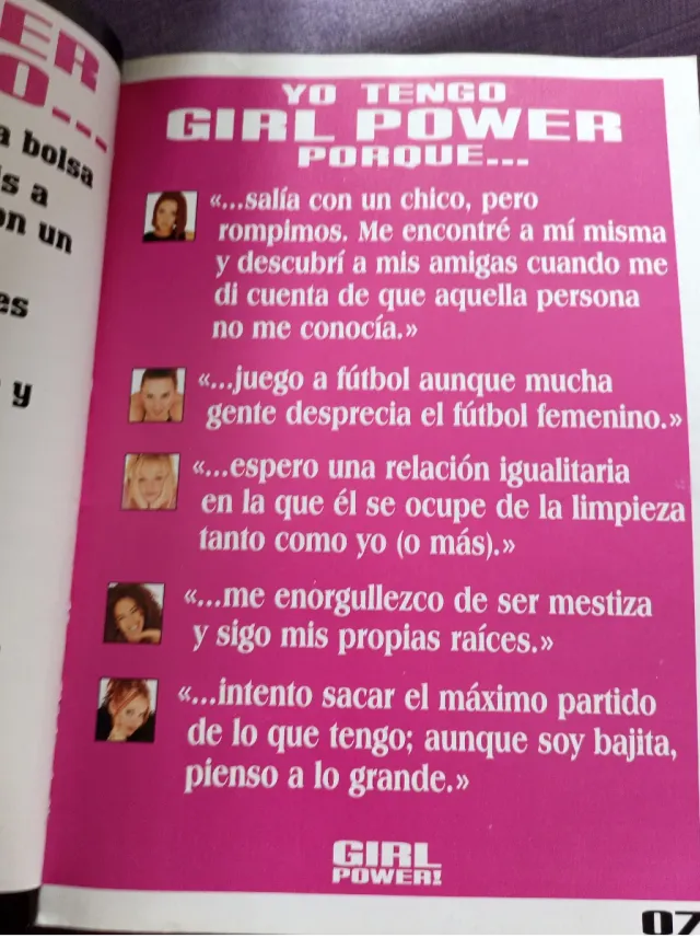 Biografía oficial Spice Girls