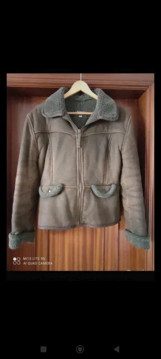 Chaqueta marrón forrada talla L