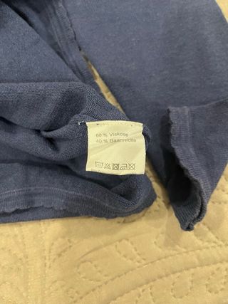 Suéter H&M azul talla m