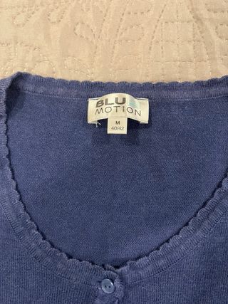 Suéter H&M azul talla m