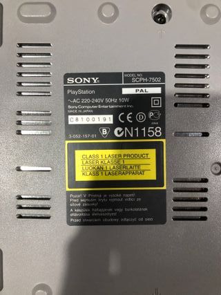 Sony PlayStation 1 Console Ps1 Completa Di Cavi