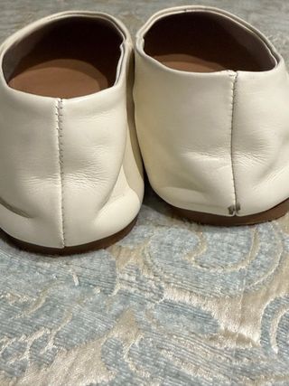 Bailarinas Mango piel blanco