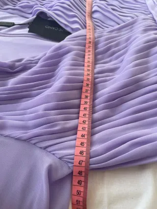 Vestido Matilde Cano Morado Talla 46 Nuevo