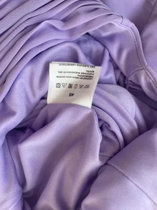 Vestido Matilde Cano Morado Talla 46 Nuevo