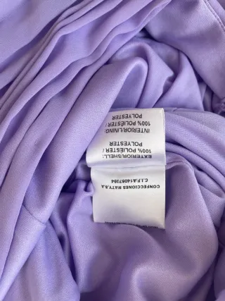 Vestido Matilde Cano Morado Talla 46 Nuevo